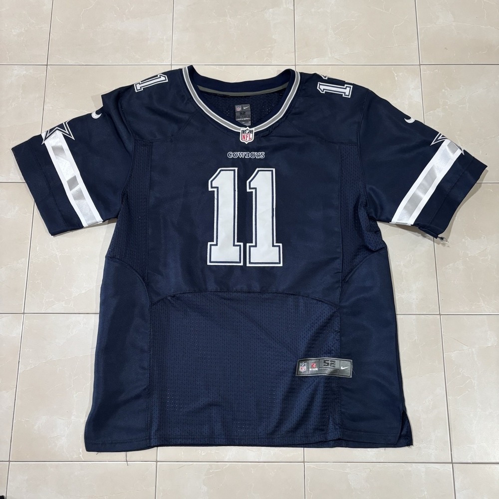 Cole Beasley Jersey Dallas Cowboys Stitched Mens 2XL 52 Blue Nike On Field Sewn